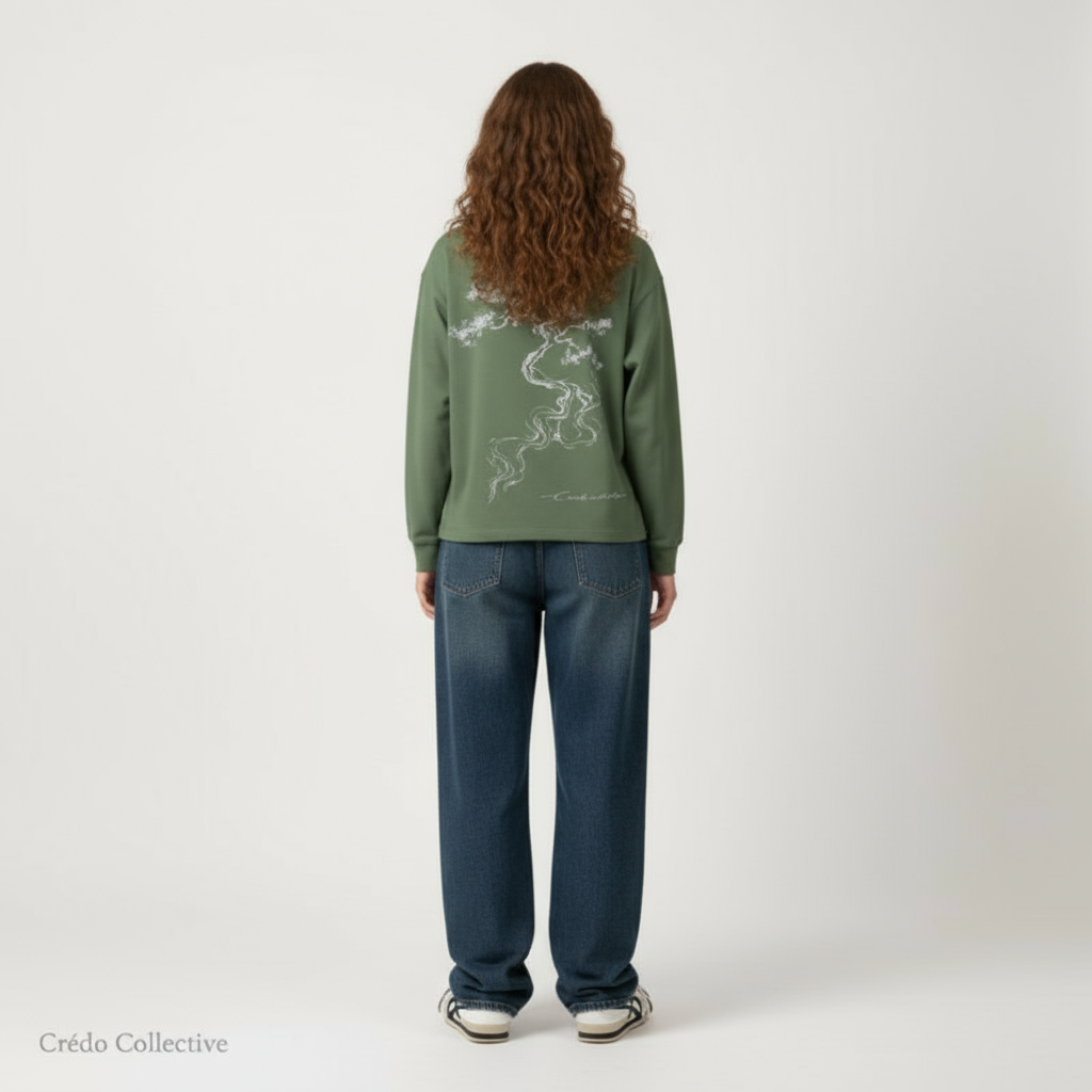 Bonsai Flow Longsleeve | Moss Green