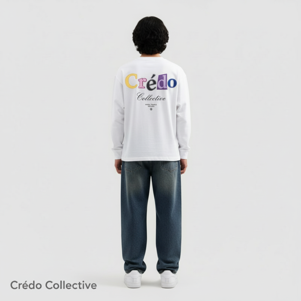 Glyph Collective Longsleeve | Pearl White