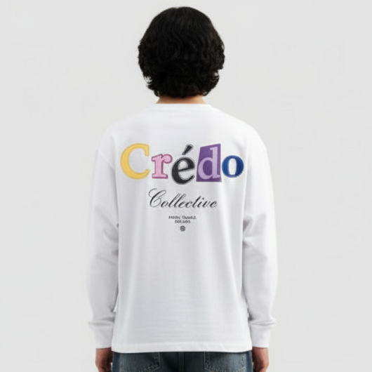 Glyph Collective Longsleeve | Pearl White