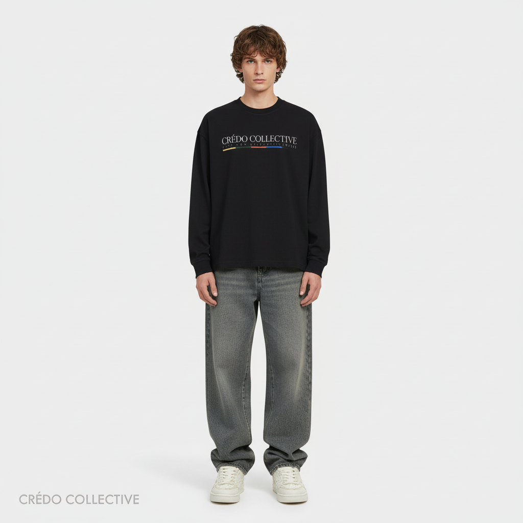 Studio Line Longsleeve | Midnight Black