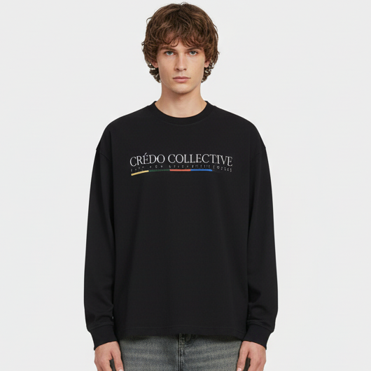 Studio Line Longsleeve | Midnight Black