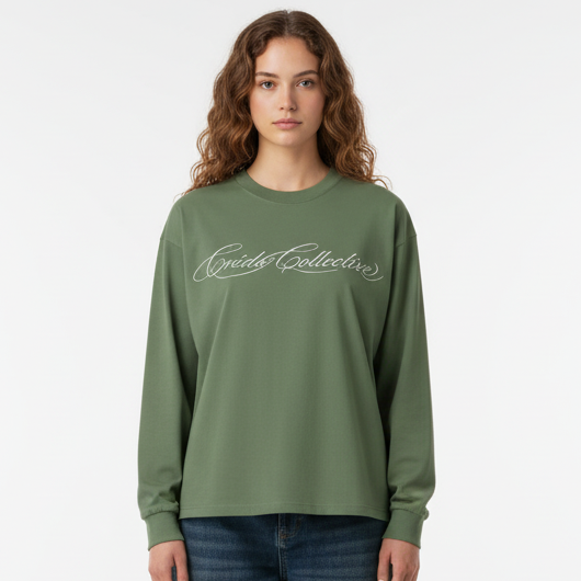 Collective Signature Longsleeve | Moss Green