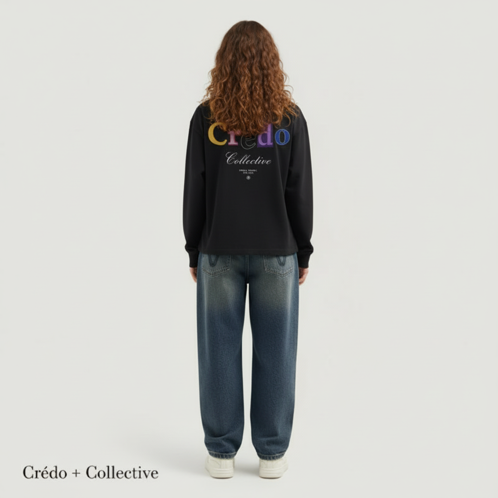 Glyph Collective Longsleeve | Midnight Black