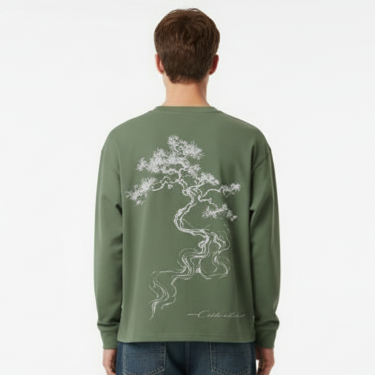 Bonsai Flow Longsleeve | Moss Green