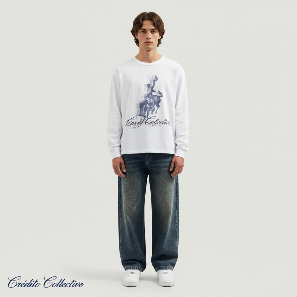 Equestrian Longsleeve | Pearl White