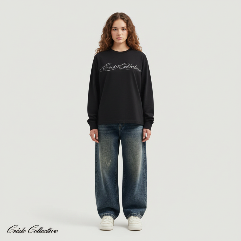 Collective Signature Longsleeve | Midnight Black