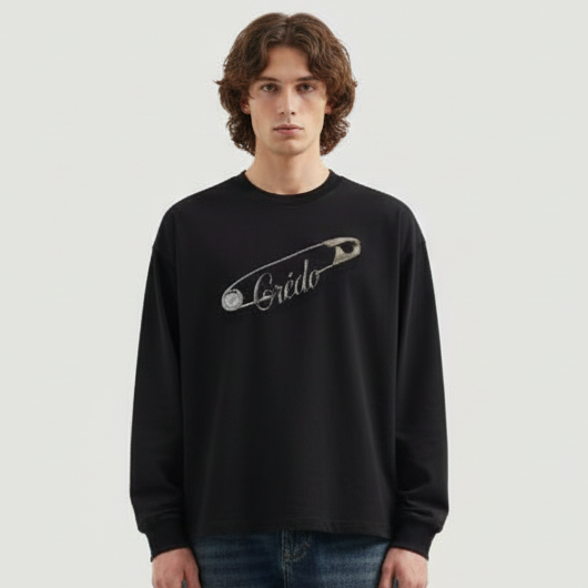 Collective Pin Longsleeve | Midnight Black