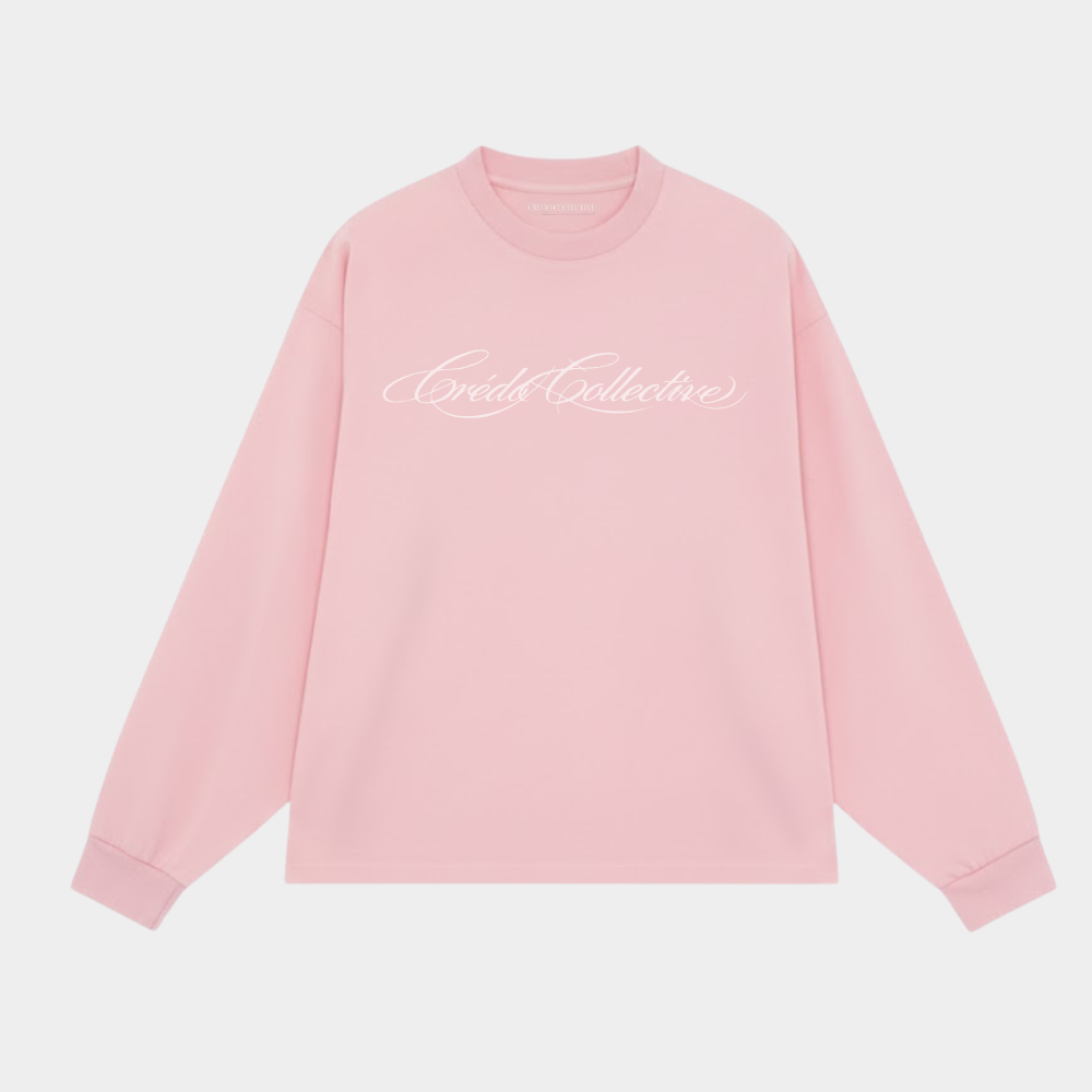 Collective Signature Longsleeve | Rose Pink