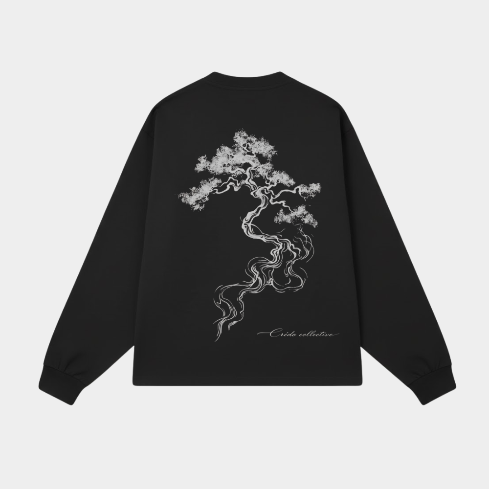 Bonsai Flow Longsleeve | Midnight Black