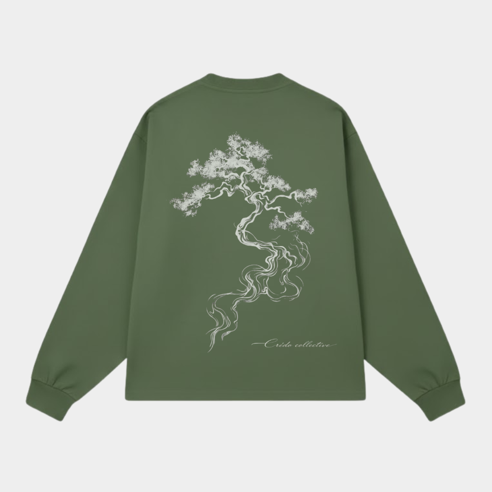 Bonsai Flow Longsleeve | Moss Green