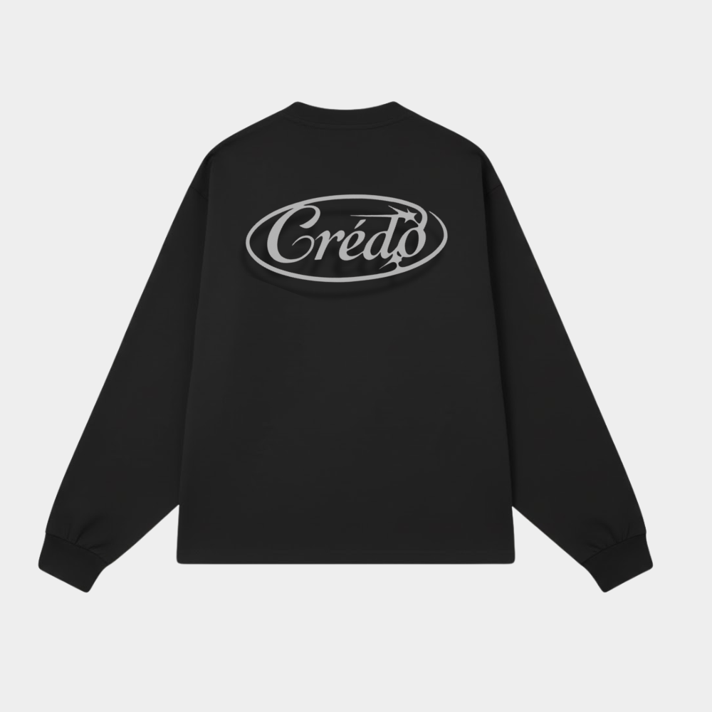 Chrome Identity Longsleeve | Midnight Black