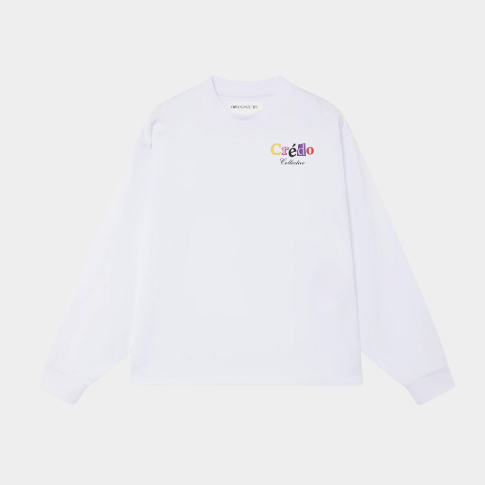Glyph Collective Longsleeve | Pearl White