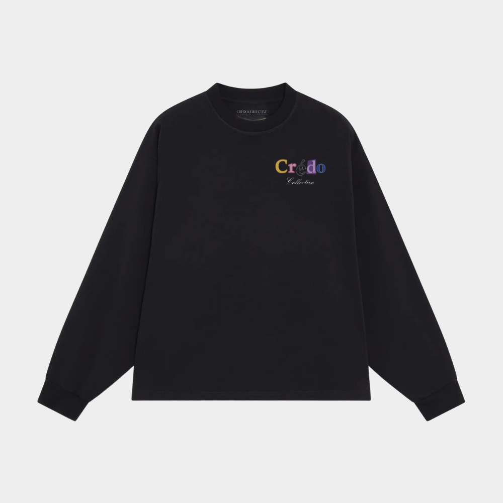 Glyph Collective Longsleeve | Midnight Black
