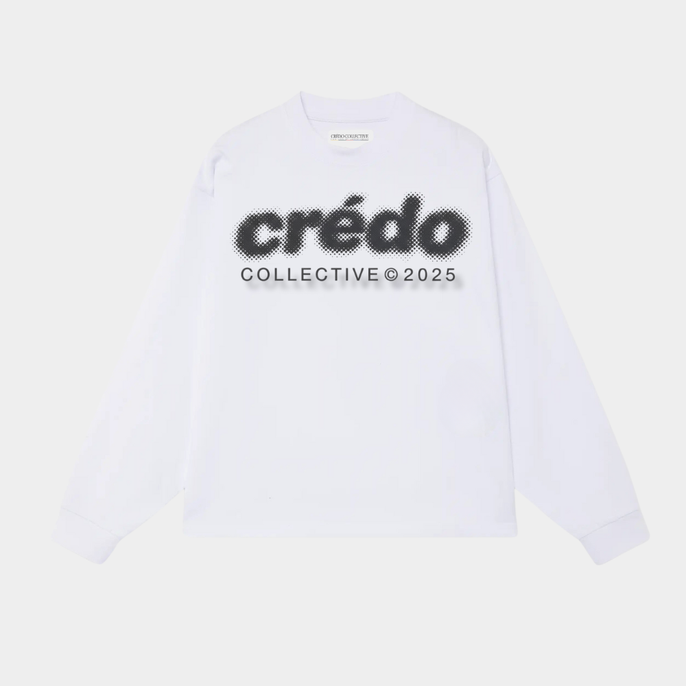 Digital Mark Longsleeve | Pearl White
