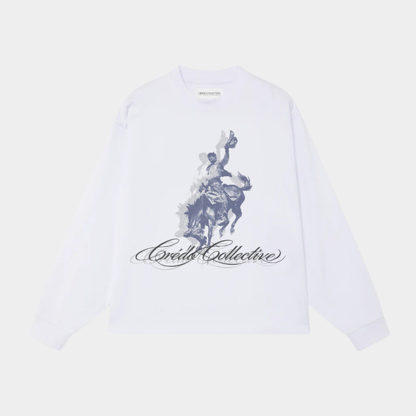 Equestrian Longsleeve | Pearl White