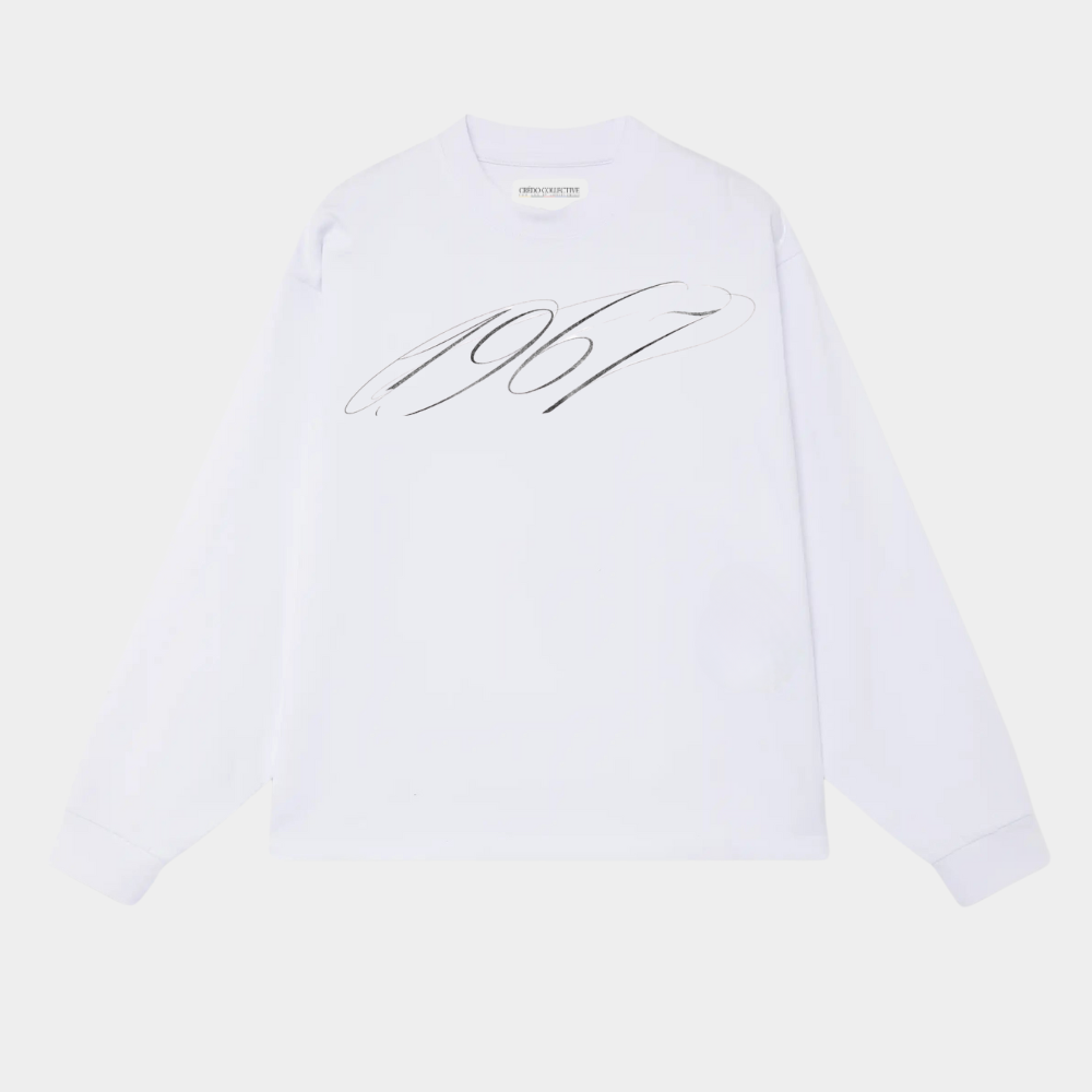1976 Longsleeve | Pearl White